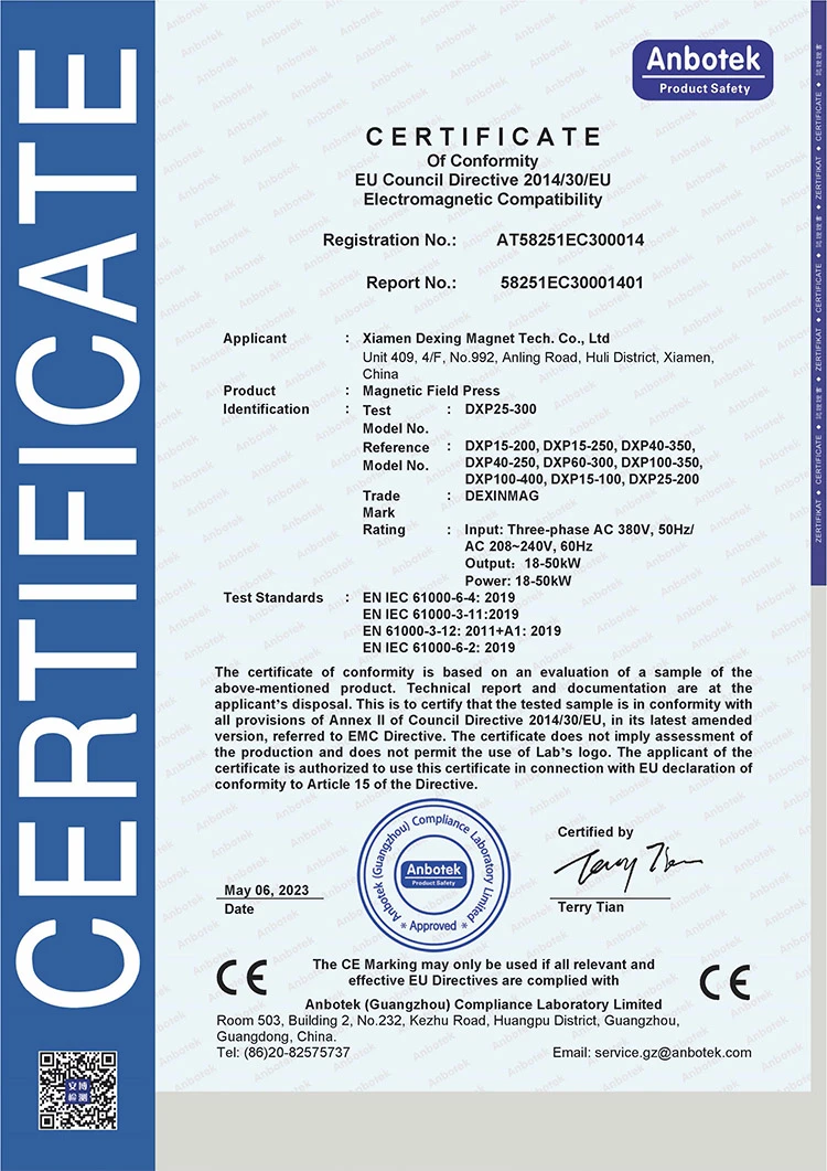 CE-Magnetic Field Press